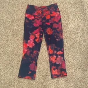 DSG Pink and Blue Tie Dye Capris